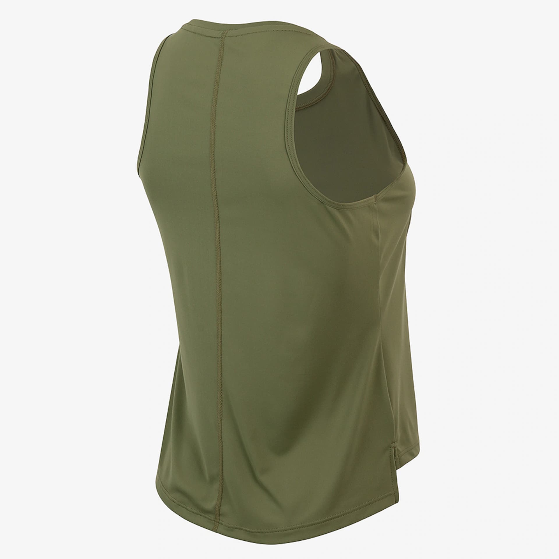Regata Nike Dri-FIT One, cor verde, vista traseira da peça