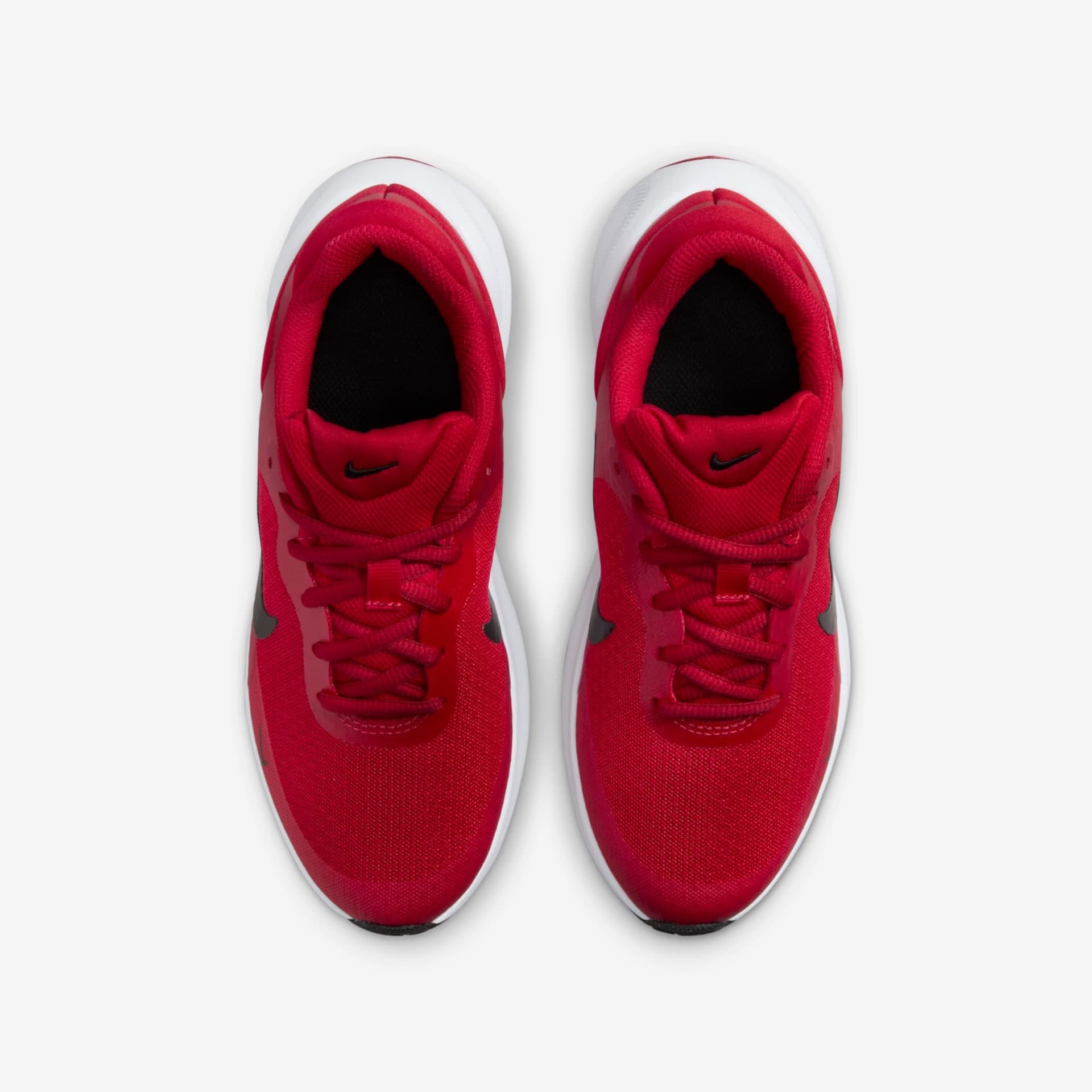 Tênis Nike Revolution 7 Infantil, cor vermelho, vista superior