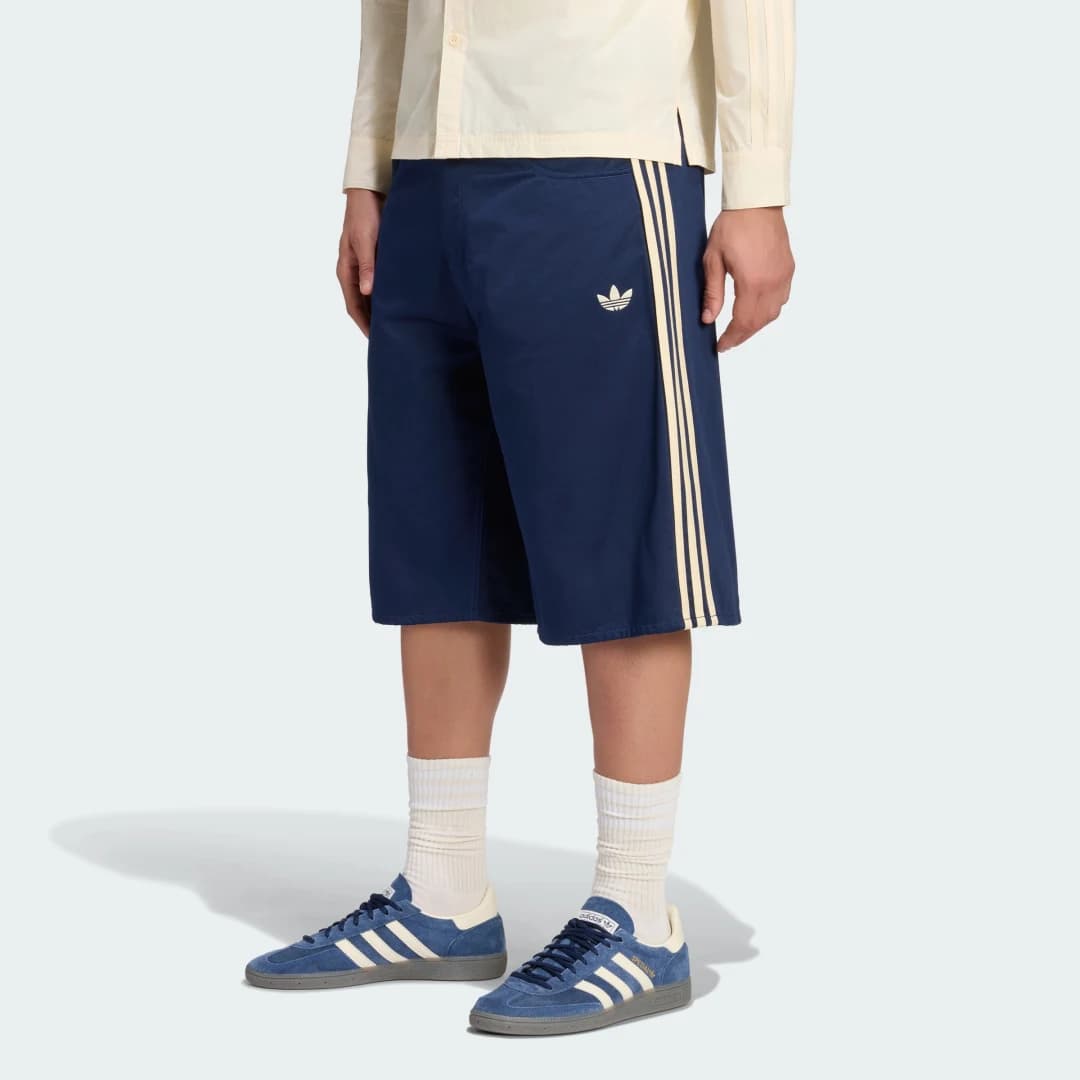 Shorts Jeans Firebird Twill Homem adidas · Azul
