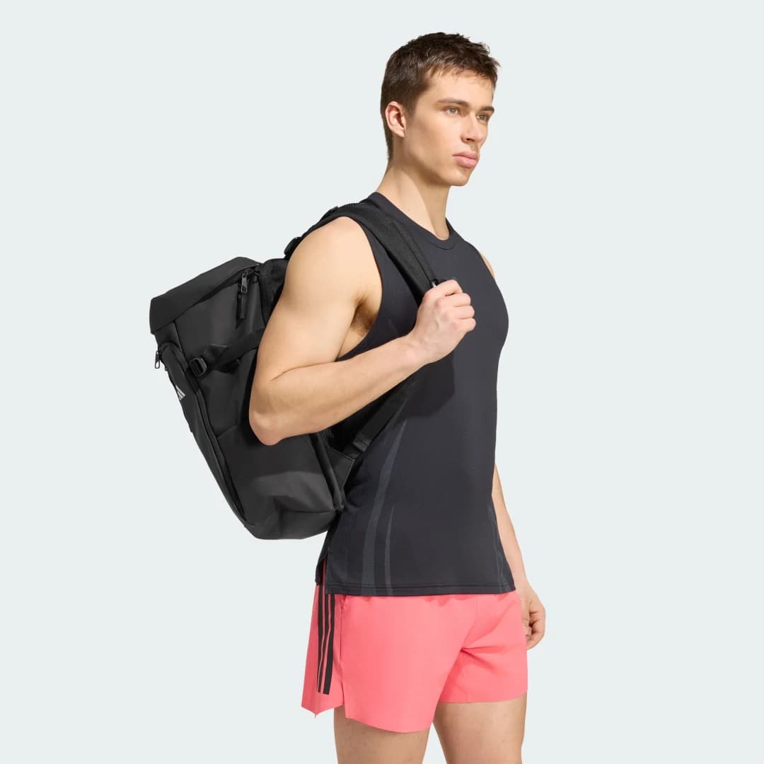 Mochila Híbrida Unisex adidas · Preto
