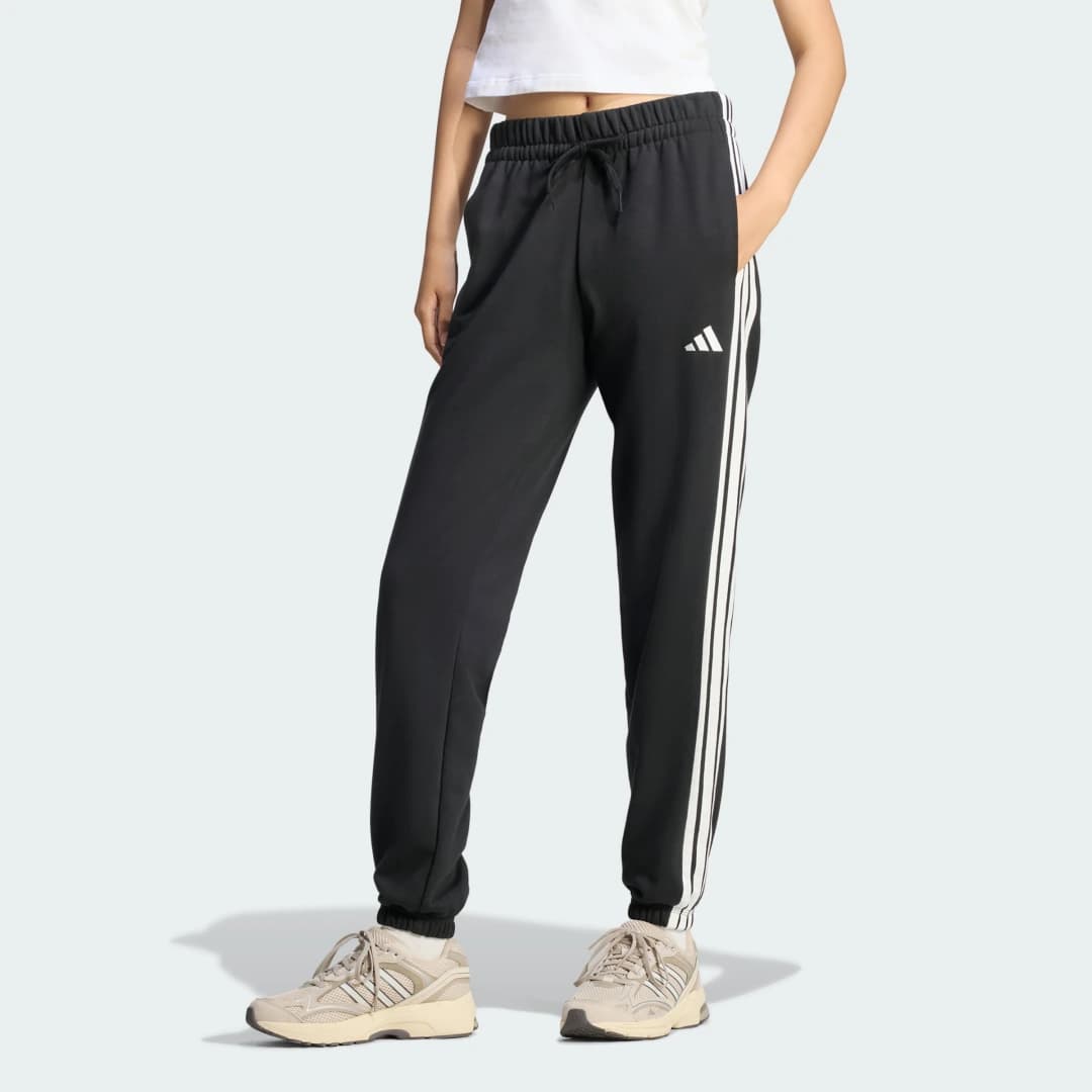 Calça Essentials French Terry Cuffed 3 Listras