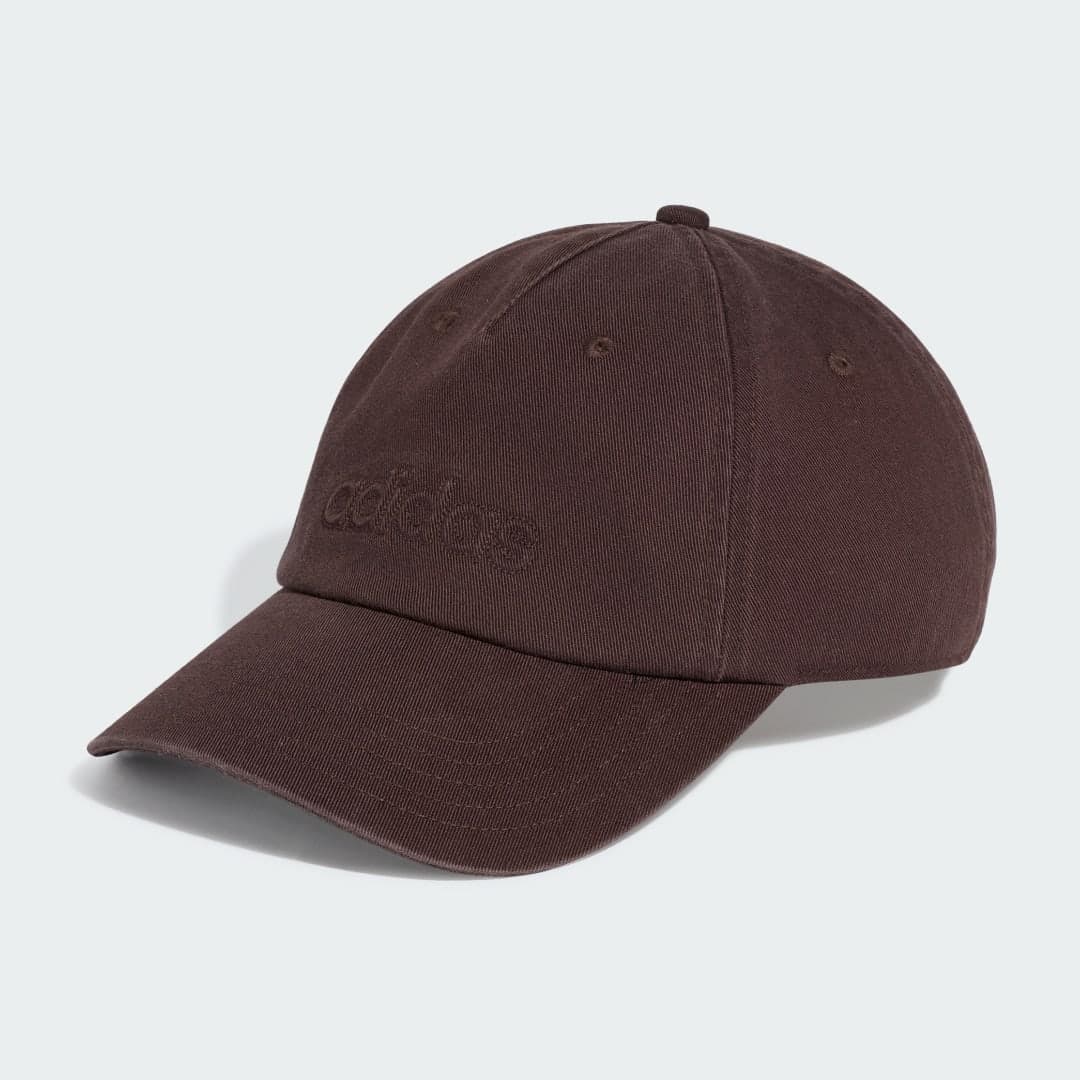 Boné DAD Lavado Unisex adidas · Marrom
