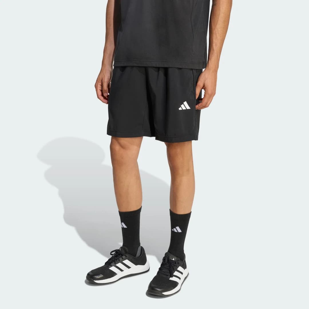 Short DE Malha Workout Essentials Base Homem adidas · Preto