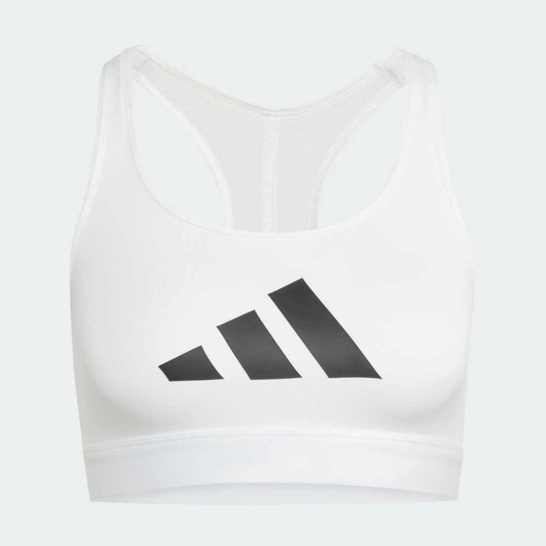 Top Esportivo Estampado Primeliftreact Mulher adidas · Branco