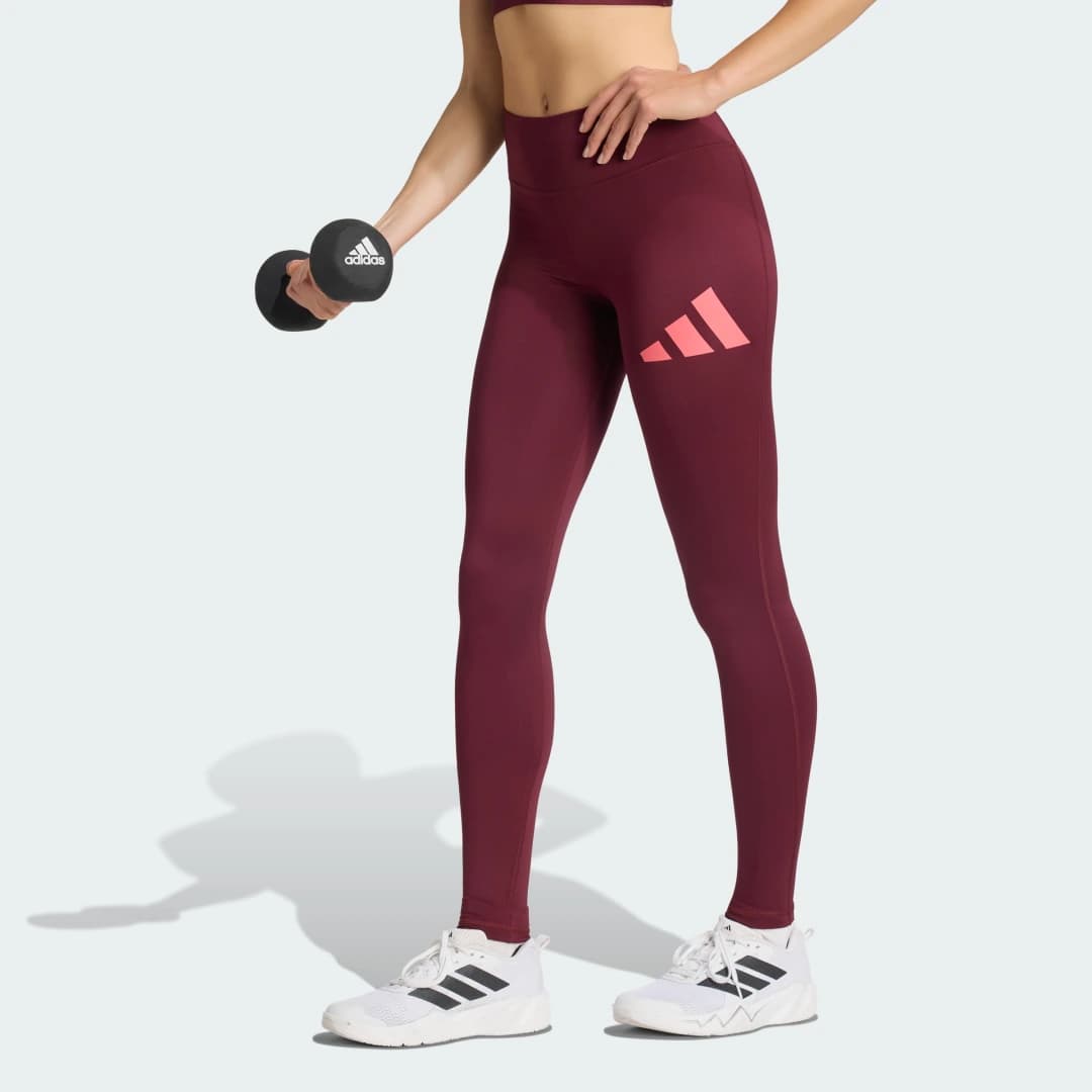 Legging Train Essentials Big Logo Full-length Mulher adidas · Borgonha
