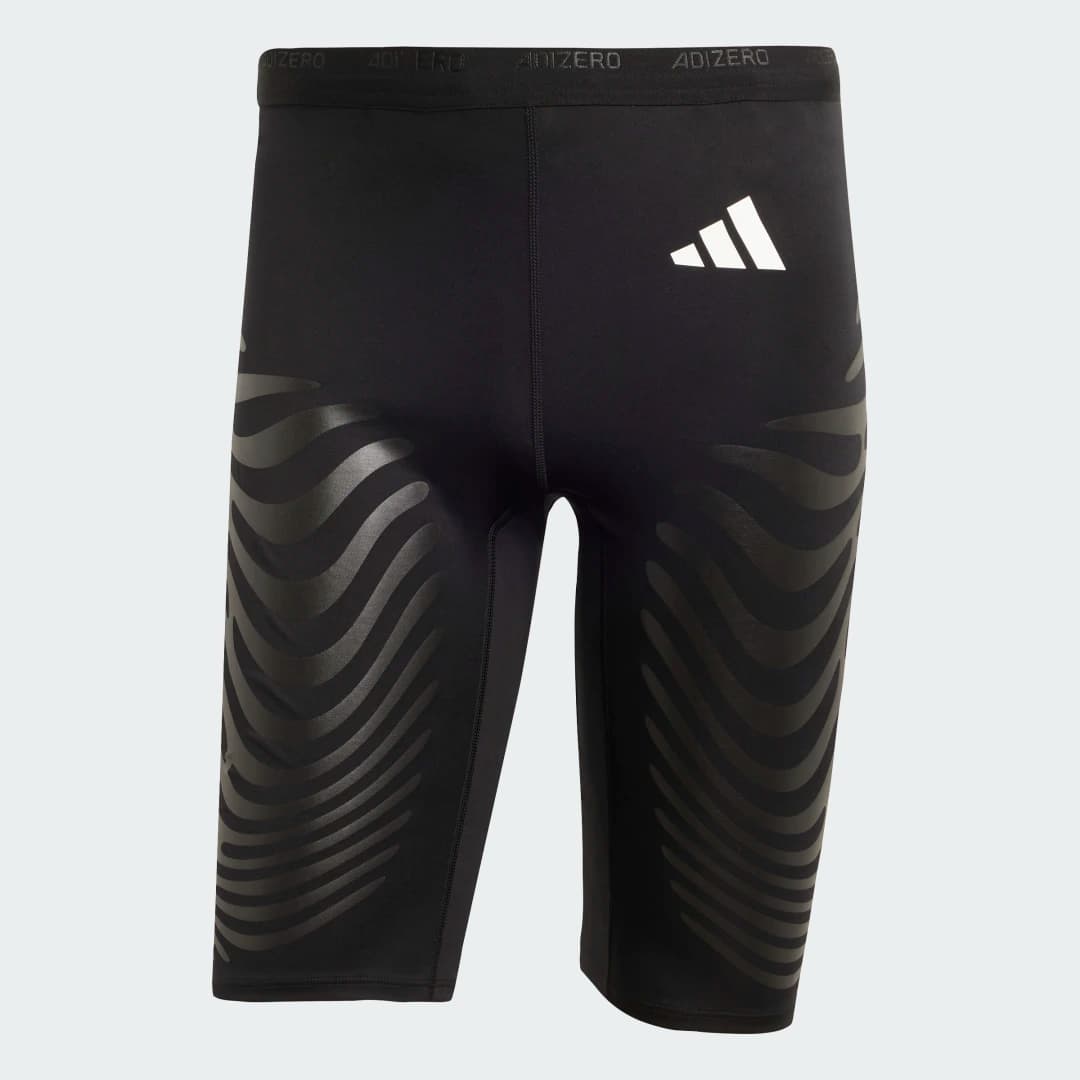 Calça Legging Curta de Corrida Adizero Control