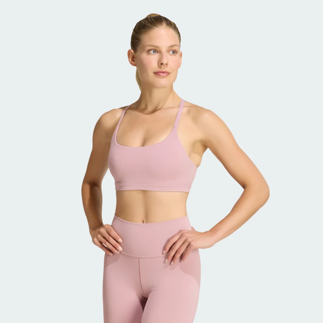 Top All Me Light Suporte Mulher adidas · Roxo