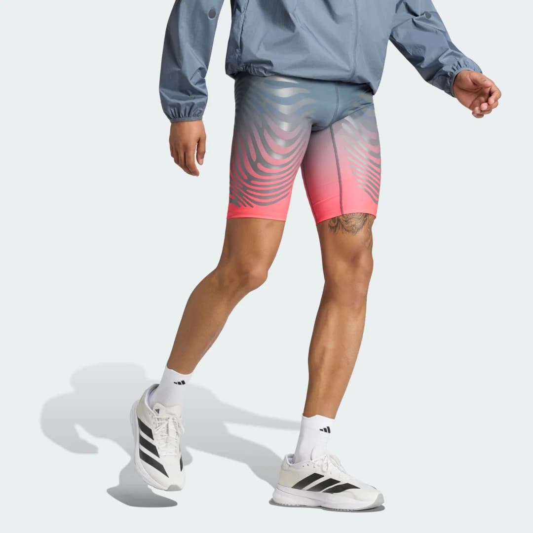 Bermuda de Compressão Adizero Pro Running Control Homem adidas · Preto