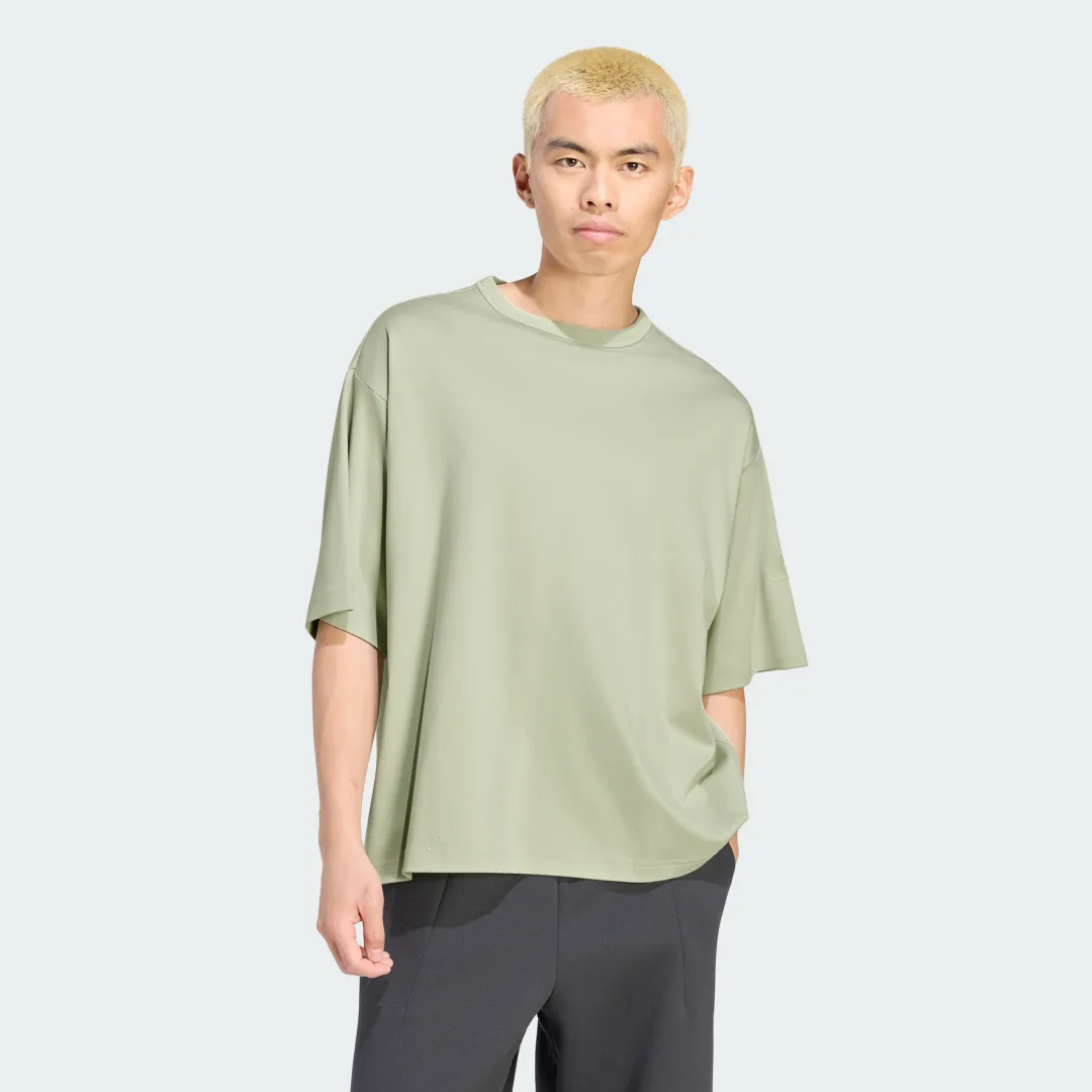 Camiseta Soft LUX Homem adidas · Verde
