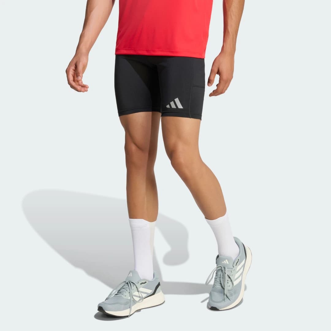 Bermuda Compressão Adi365 Running Essentials Homem adidas · Preto