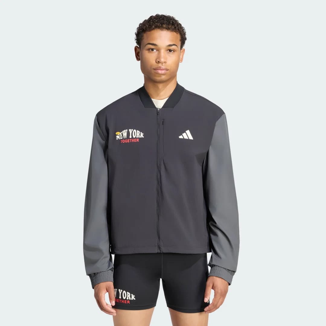 Jaqueta Adizero NYC Running Homem adidas · Preto