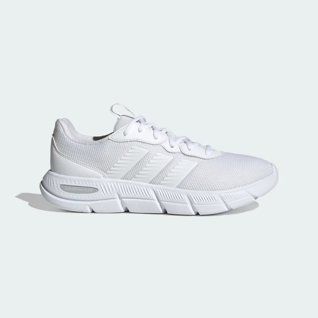 Tênis COM Cadarços Cloudfoam Flex Homem adidas · Branco