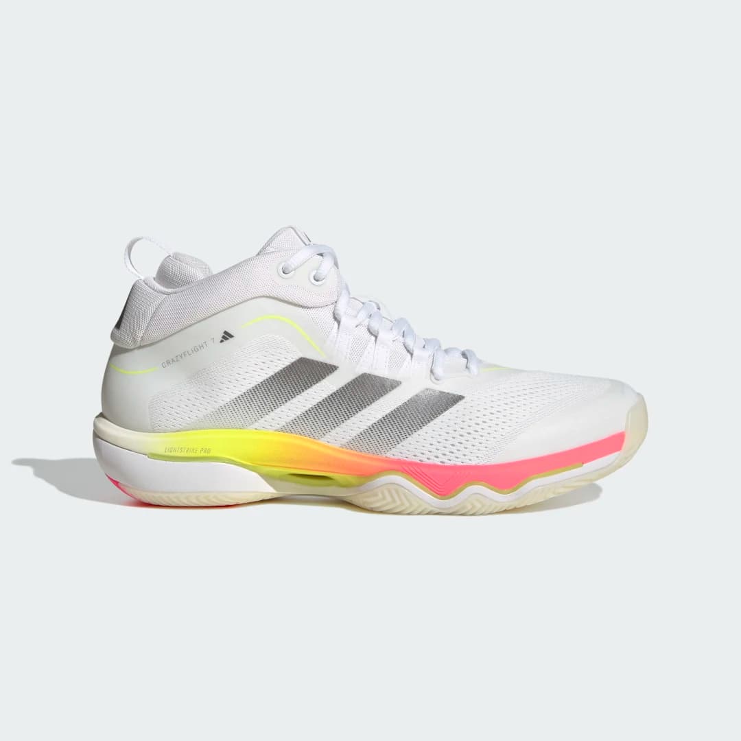 Tênis Crazyflight 7 Homem adidas · Branco