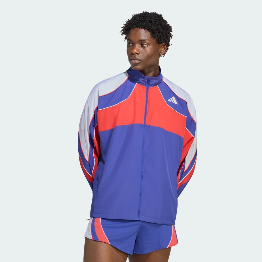 Jaqueta de Corrida Adizero Archive Homem adidas · Azul