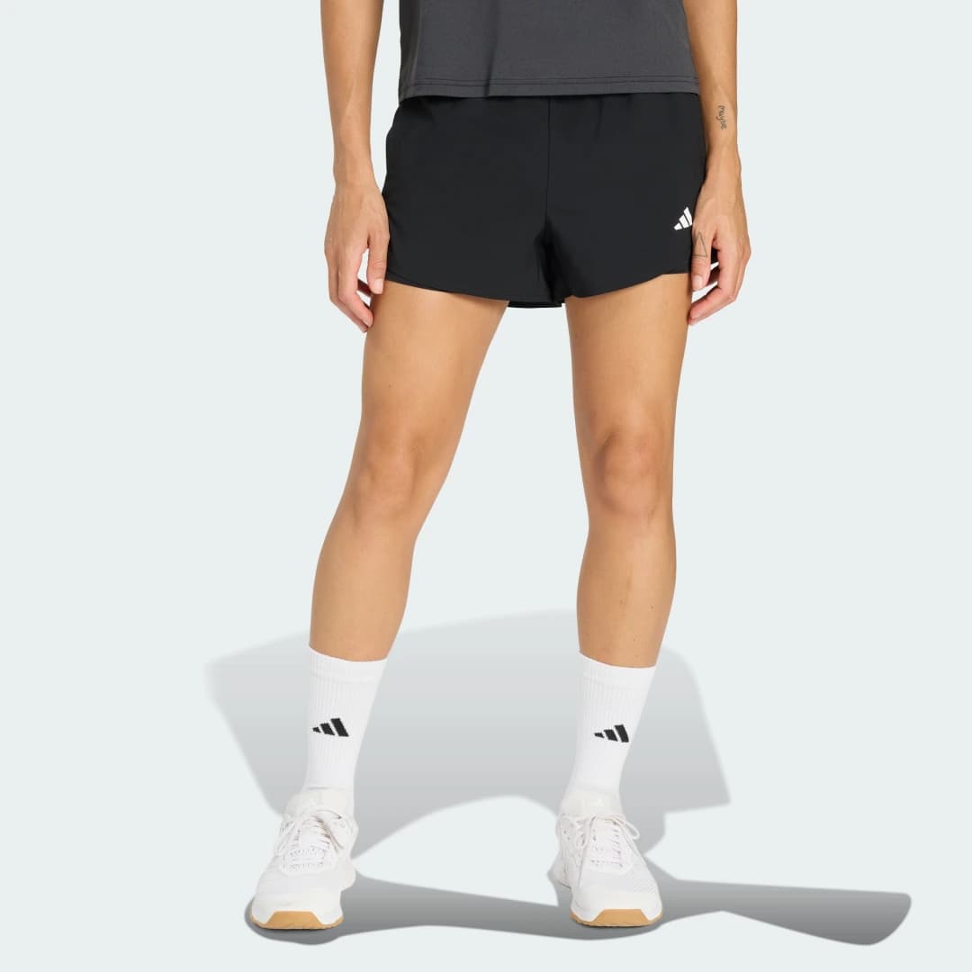 Shorts 2 em 1 Workout Essentials Mulher adidas · Preto