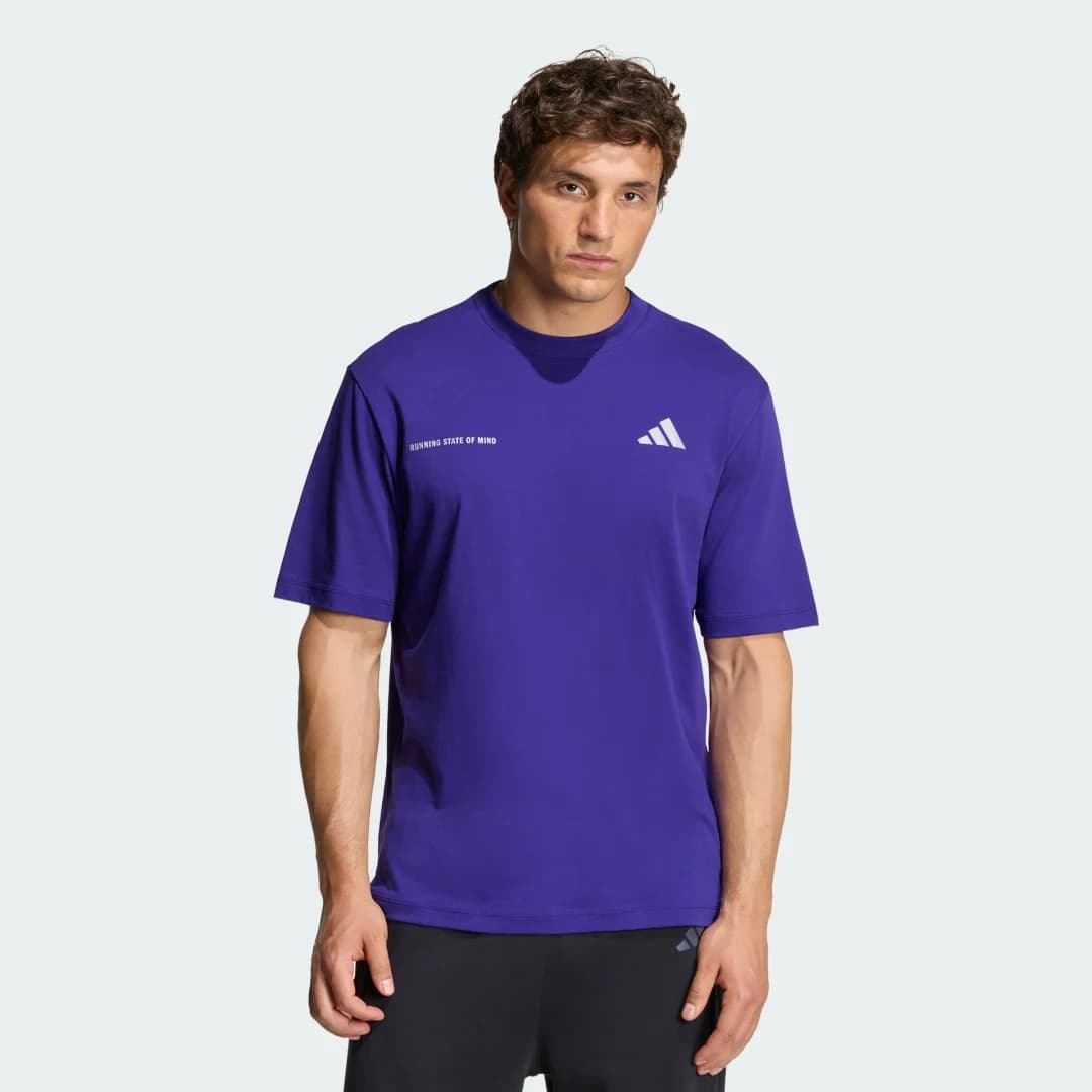 Camiseta Adi365 Running Community Culture Homem adidas · Roxo