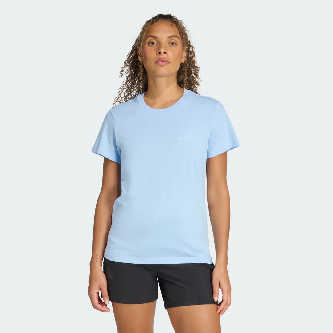Camiseta Terrex Mountain Estampada Mulher adidas · Azul