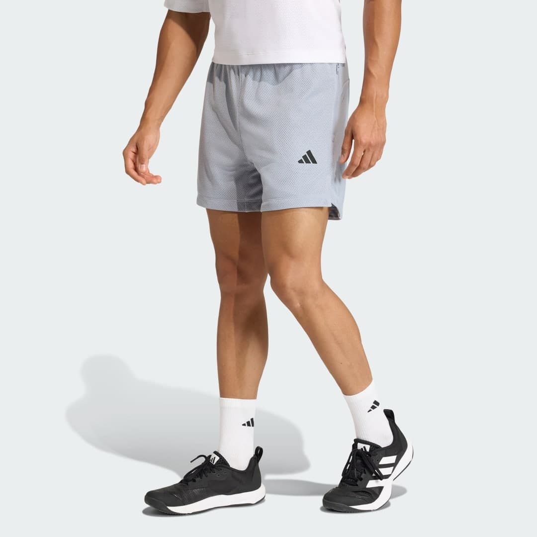 Shorts de Treino Malha D4T Primelift Essentials Homem adidas · Cinza