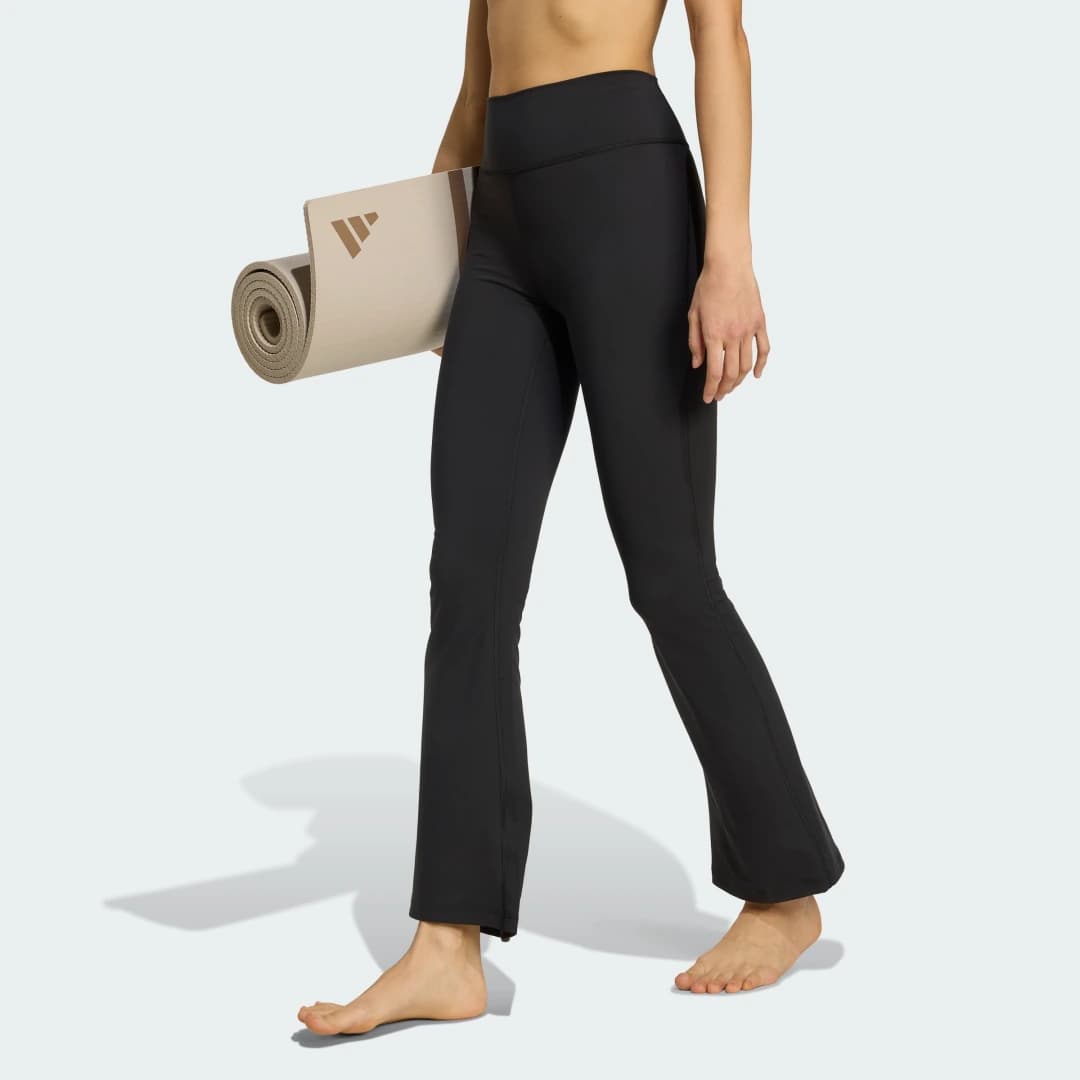 Legging All Me Essentials Flare Mulher adidas · Preto