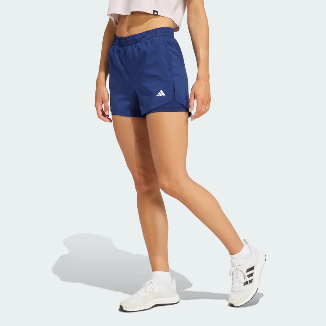 Shorts 2 em 1 Workout Essentials Mulher adidas · Azul