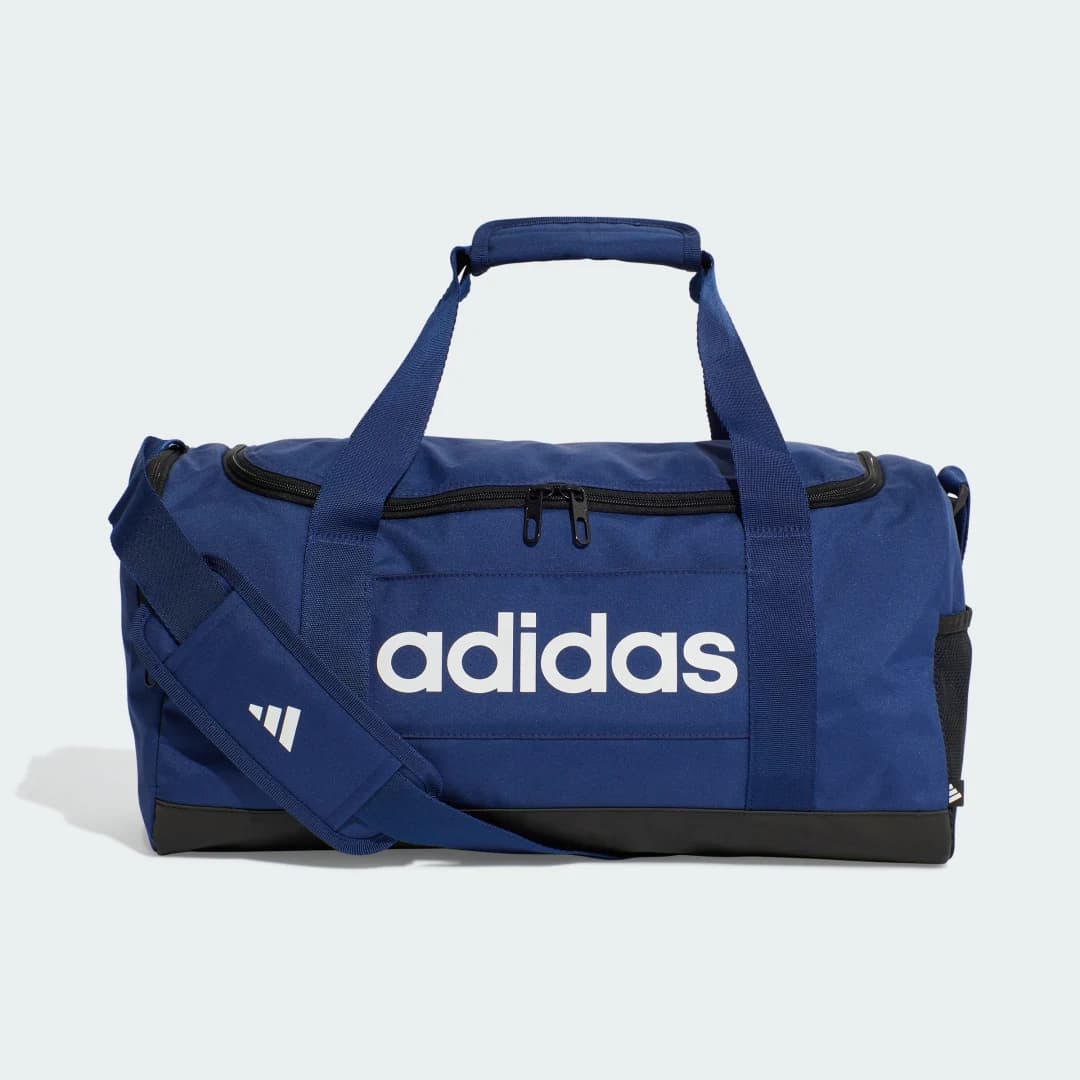 Mala Duffel Pequena Linear Unisex adidas · Azul
