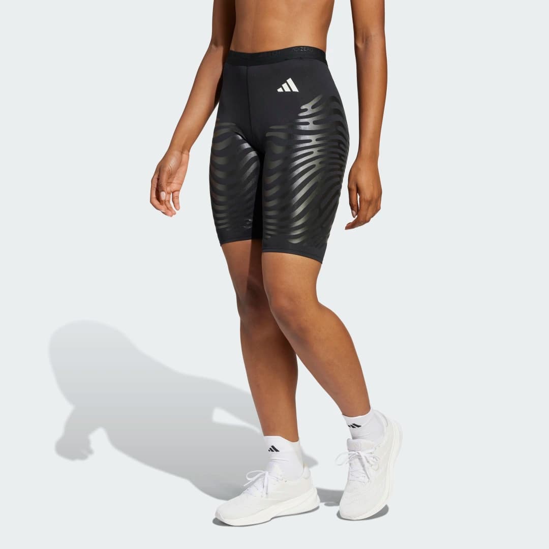 Shorts Legging Corrida Adizero Control Mulher adidas · Preto