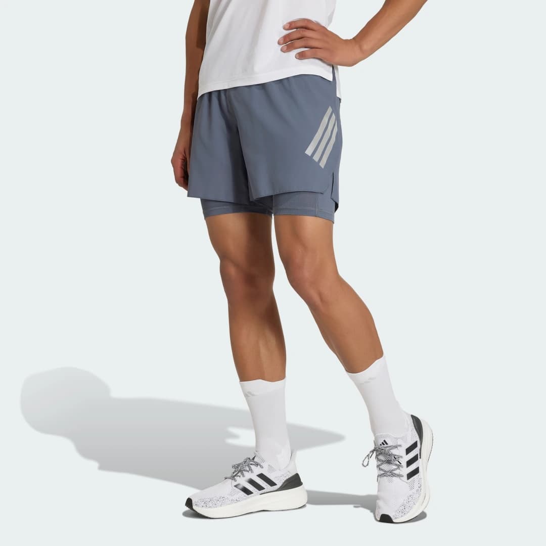 Shorts Adi365 Formotion 2 em 1 Homem adidas · Preto