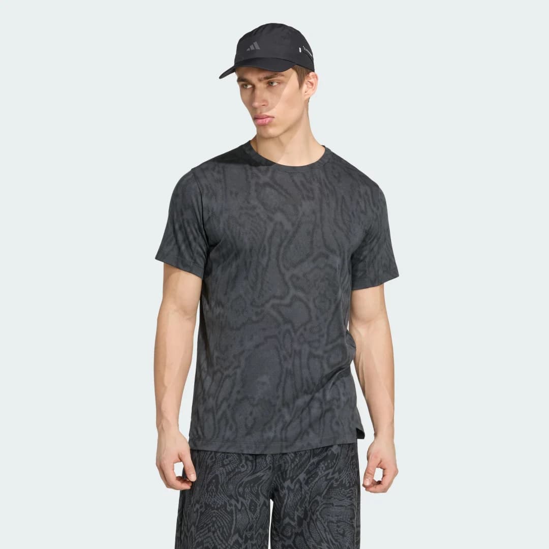 Camiseta Estampada D4T Primelift Homem adidas · Cinza