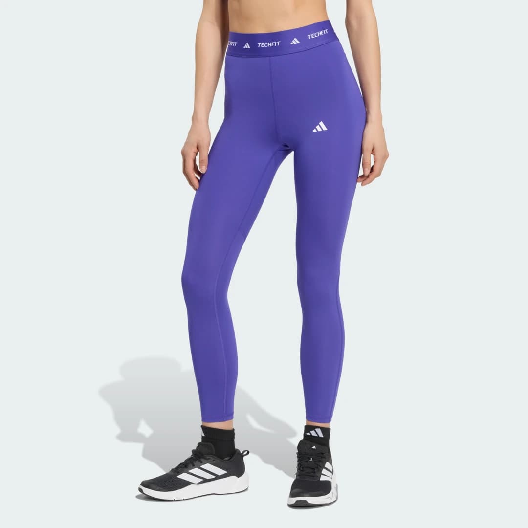 Legging 7/8 Techfit Mulher adidas · Roxo
