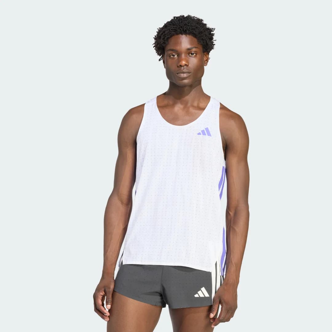 Colete de Corrida Adizero Homem adidas · Branco