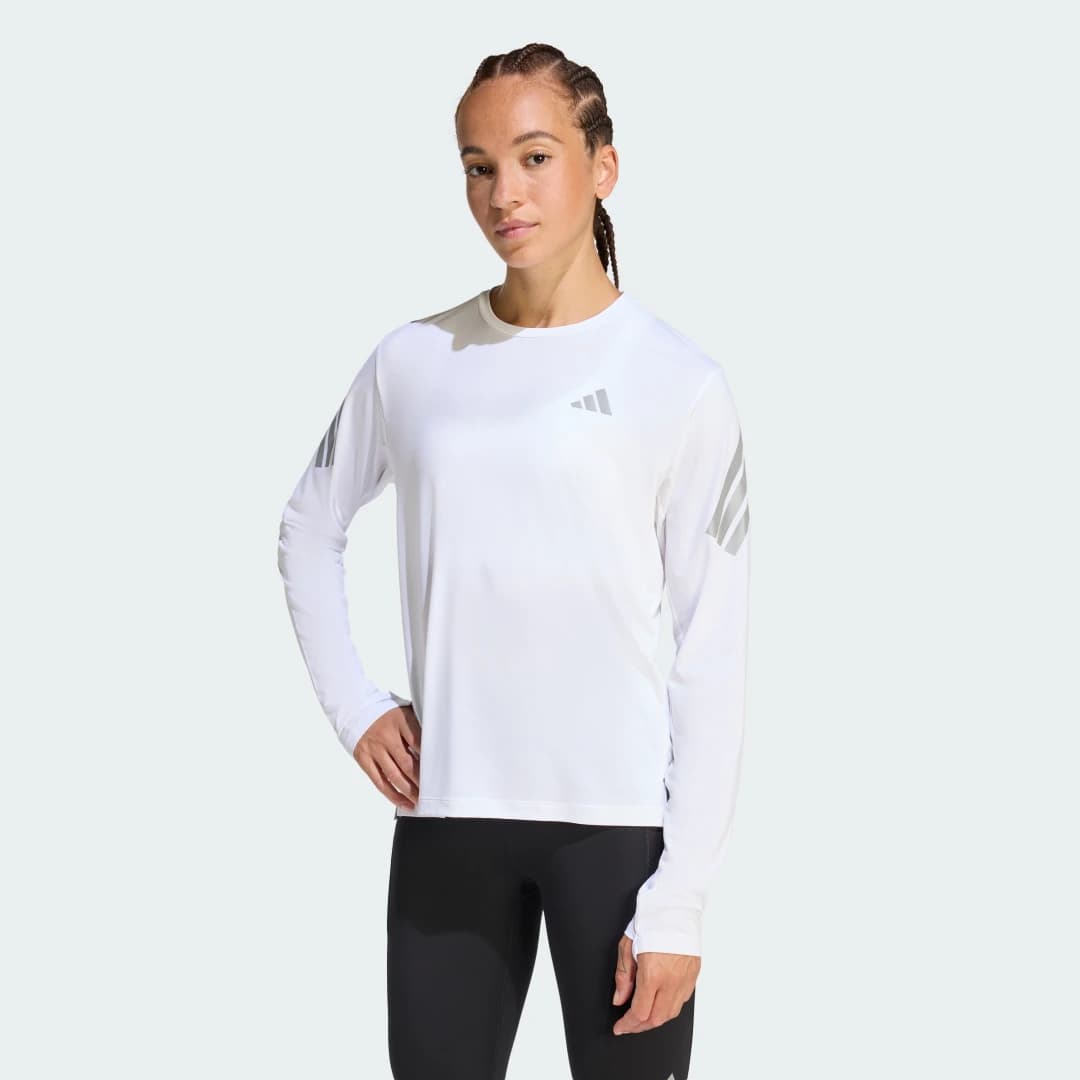 Camiseta Manga Longa Adi365 Climacool Mulher adidas · Branco