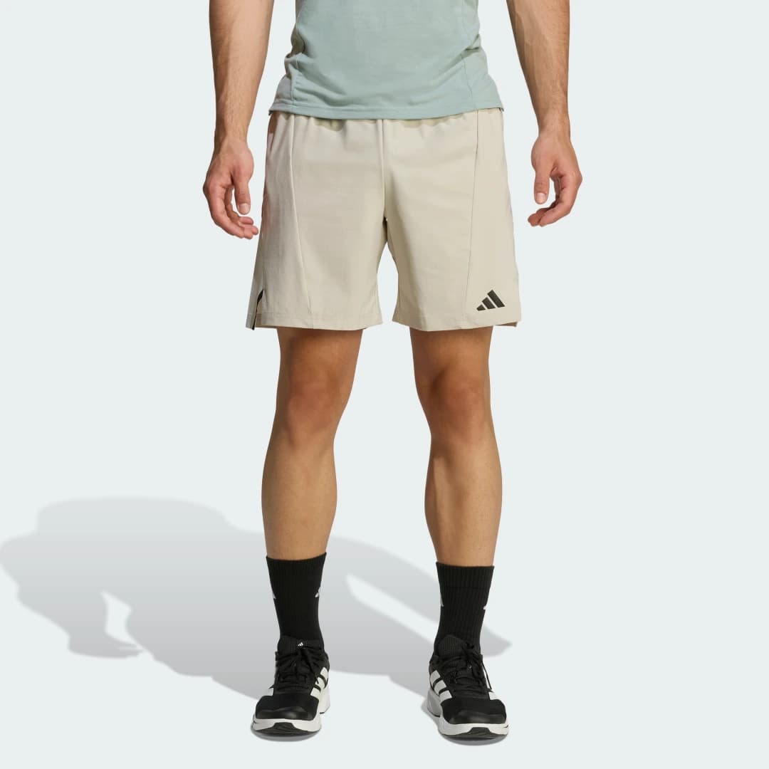 Shorts Treino Designed for Training Homem adidas · Bege