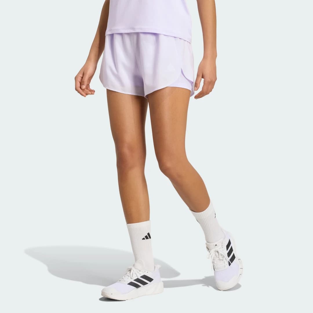 Shorts de Treino 2 em 1 D4T Go To Mulher adidas · Roxo