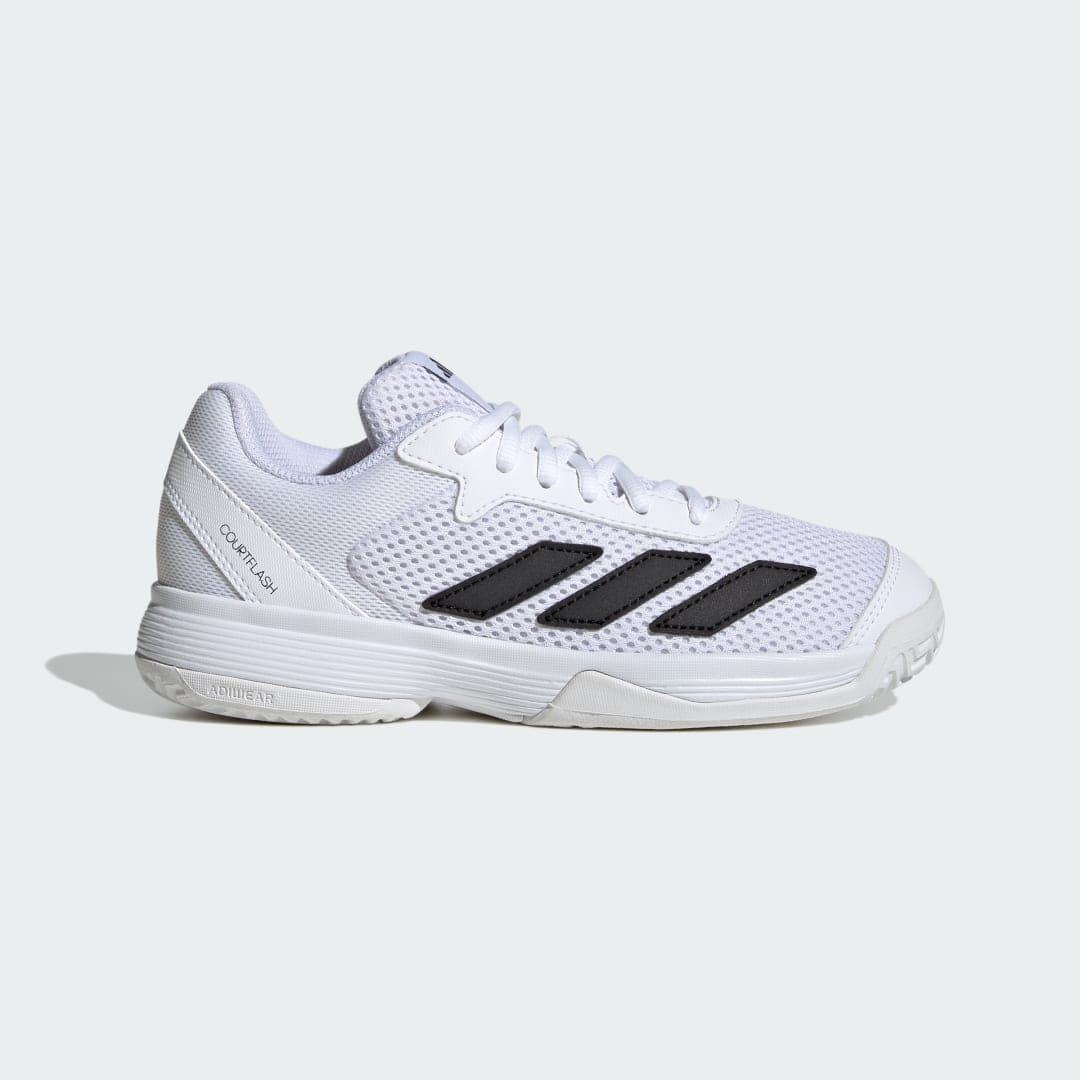 Tênis Courtflash Para Crianças Kids adidas · Branco