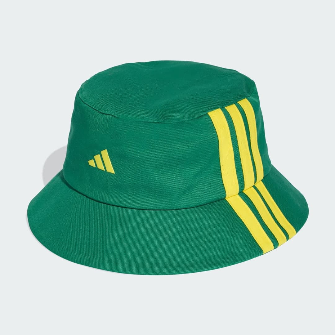 Chapéu Bucket Três Listras Unisex adidas · Verde
