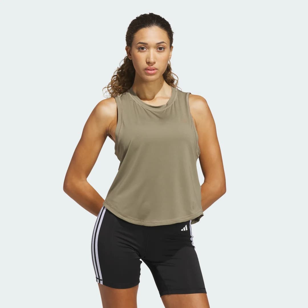 Regata de Treino Designed for Train Mulher adidas · Bege