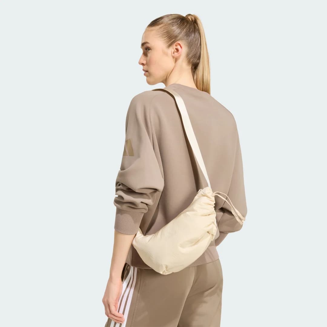 Bolsa de Ombro Glow Mulher adidas · Bege