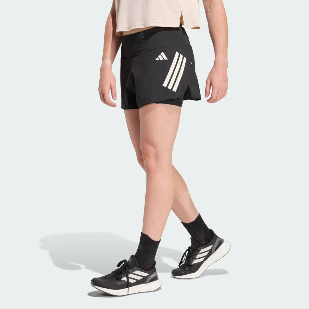 Shorts 2 em 1 Adi365 Formotion Mulher adidas · Preto