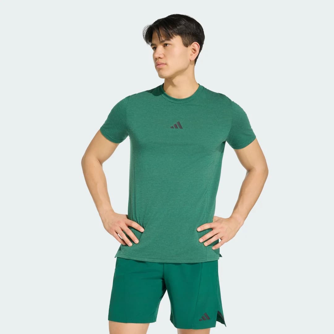 Camiseta Treino Designed for Training Homem adidas · Verde