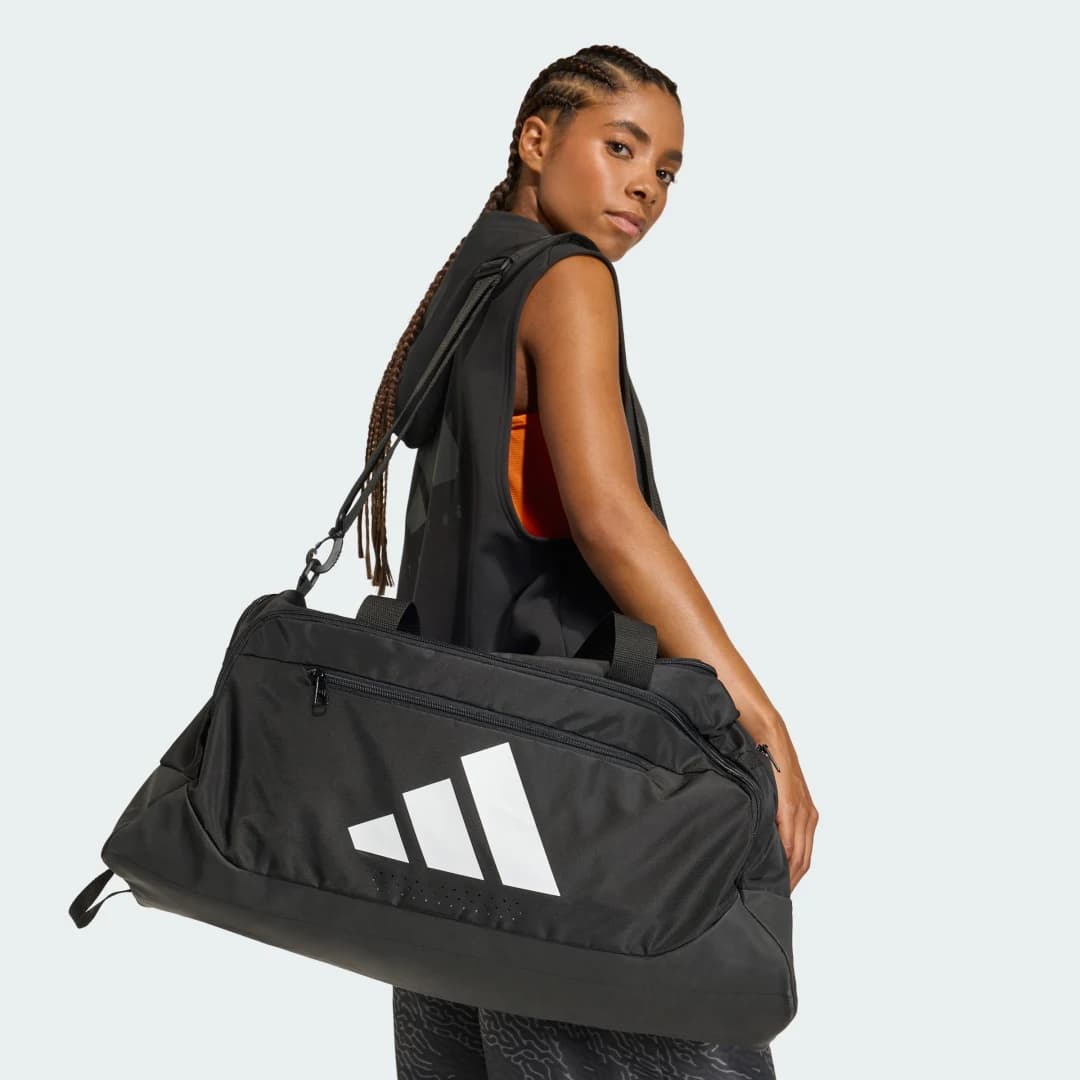 Mala Duffle Média Training Defender Unisex adidas · Preto