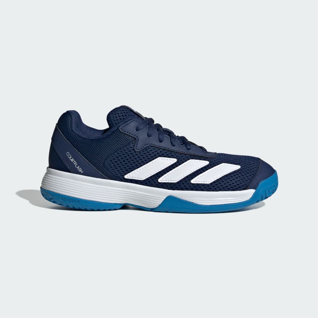 Tênis Courtflash Para Crianças Kids adidas · Azul
