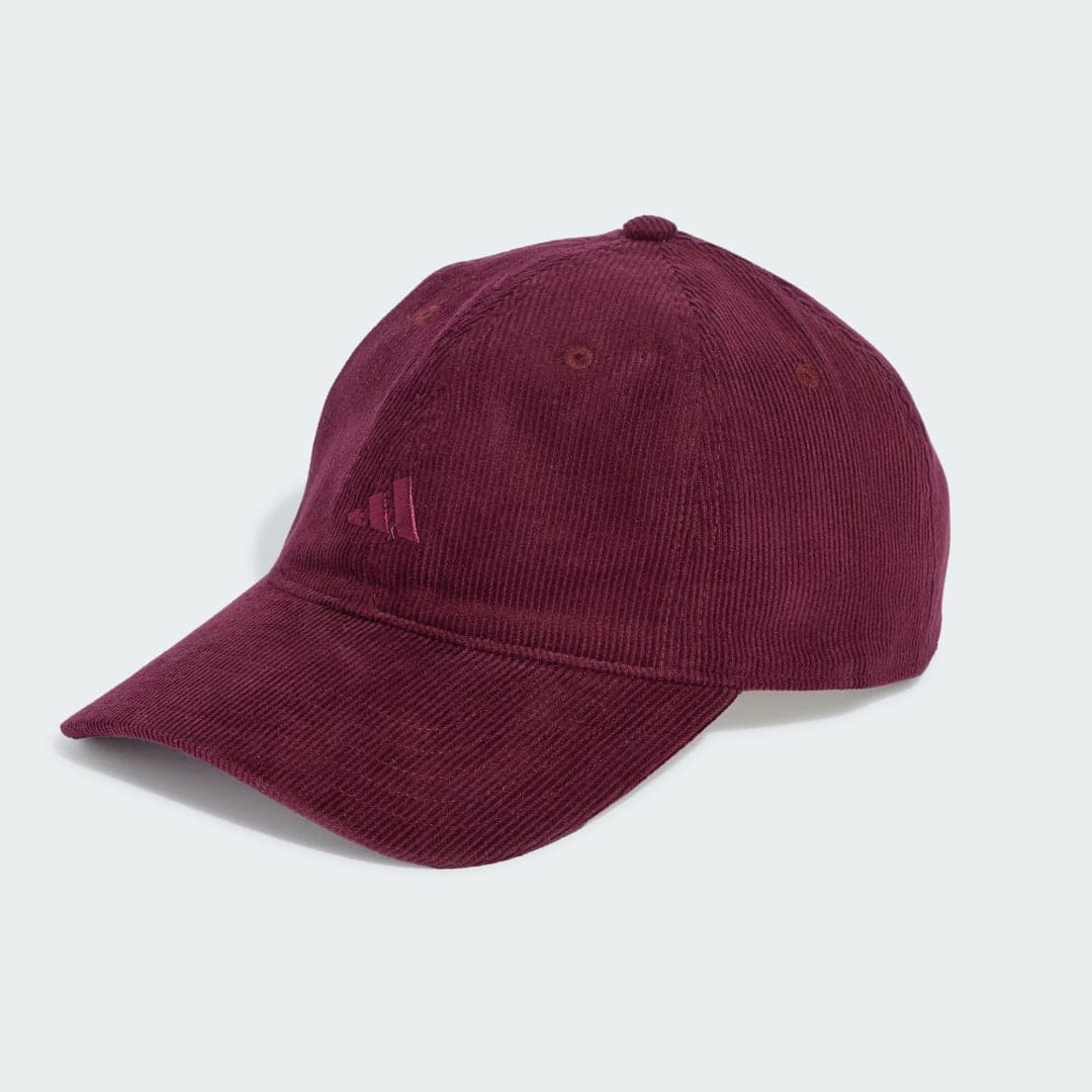 Boné Dad Bombazina Unisex adidas · Borgonha