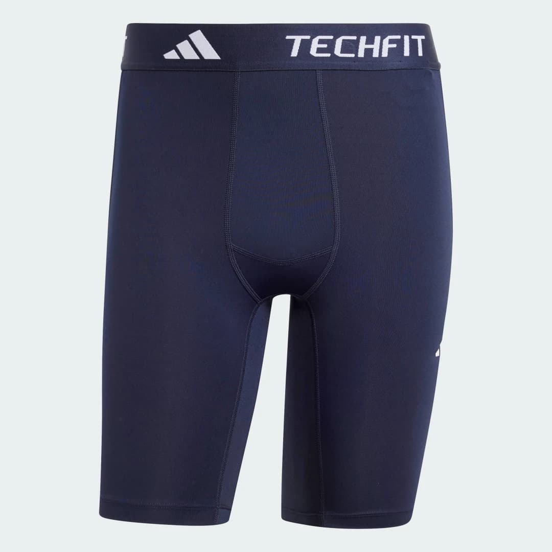Bermuda de Compressão Para Treino Techfit Homem adidas · Preto