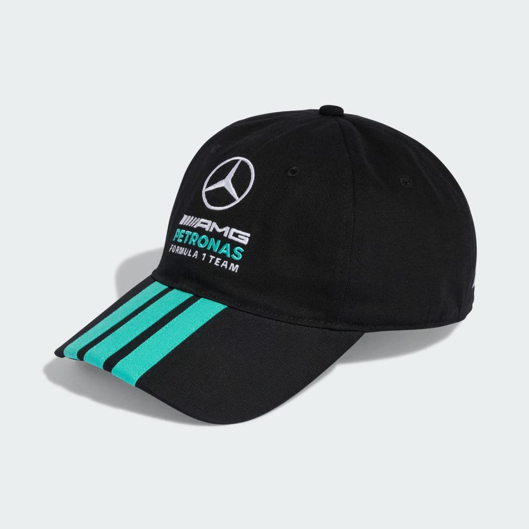 Boné Mercedes AMG Petronas F1 Team DNA Três Listras Unisex adidas · Preto