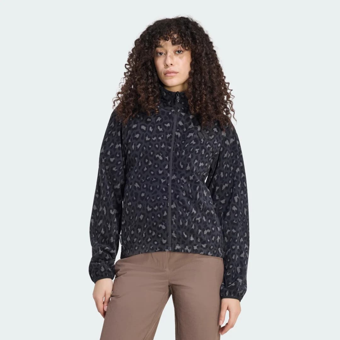 Jaqueta de Fleece e Zíper Completo Terrex Multi Climawarm Mulher adidas · Cinza