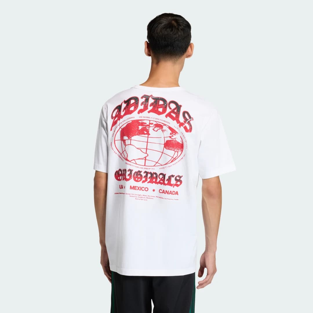 Camiseta GFX Homem adidas · Branco