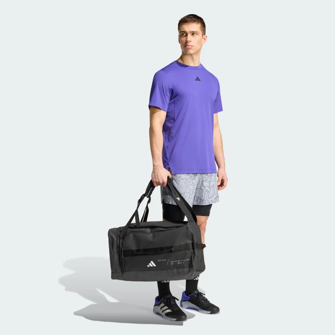 Mala Duffel Híbrido Unisex adidas · Preto