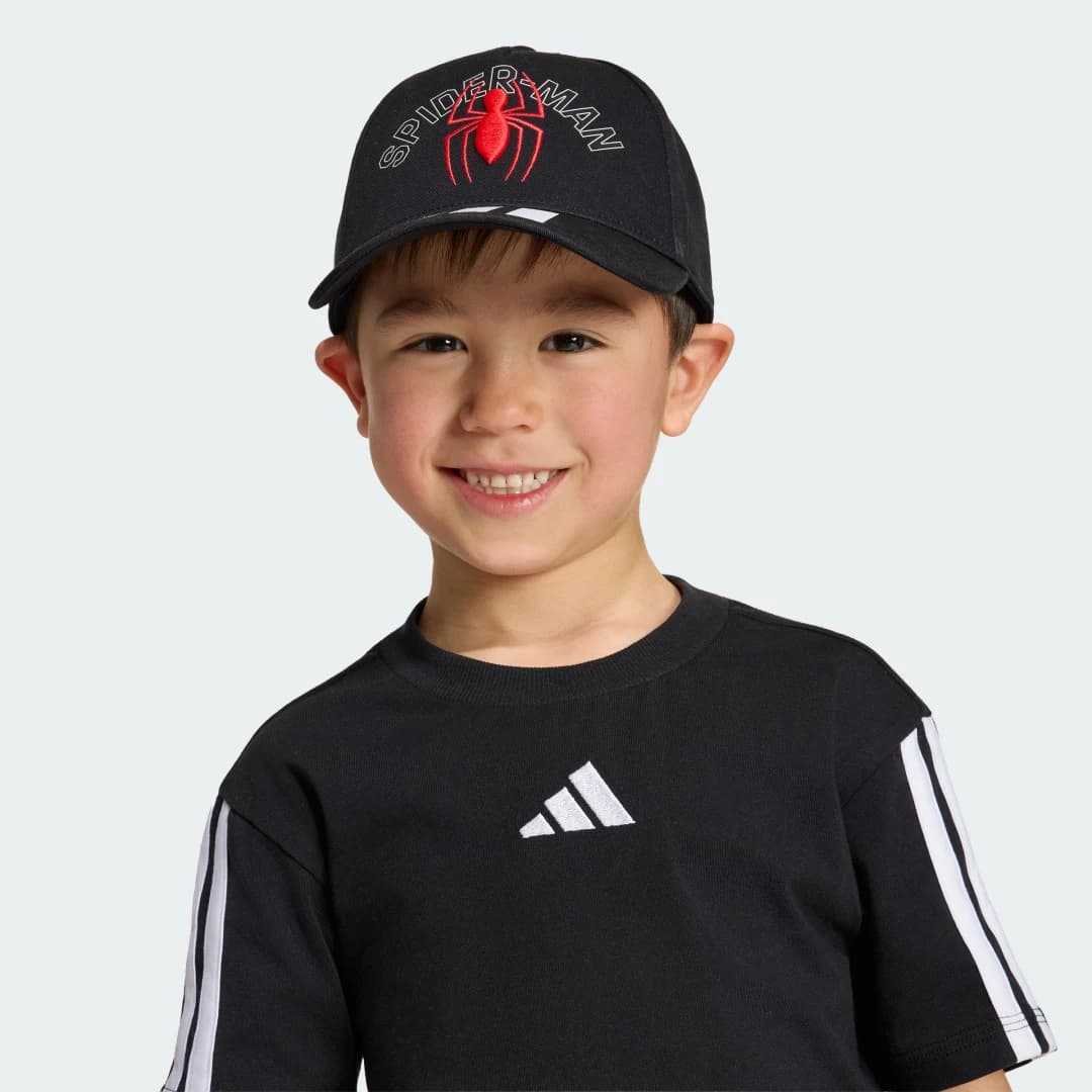 Boné Marvel Spider-man Kids adidas · Preto