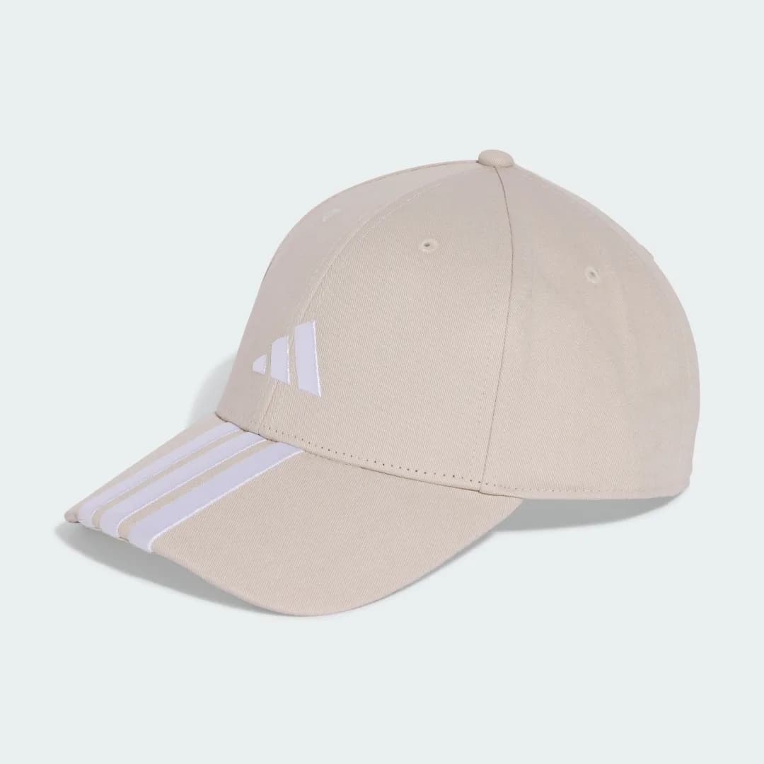 Boné Baseball Três Listras New Logo Unisex adidas · Bege