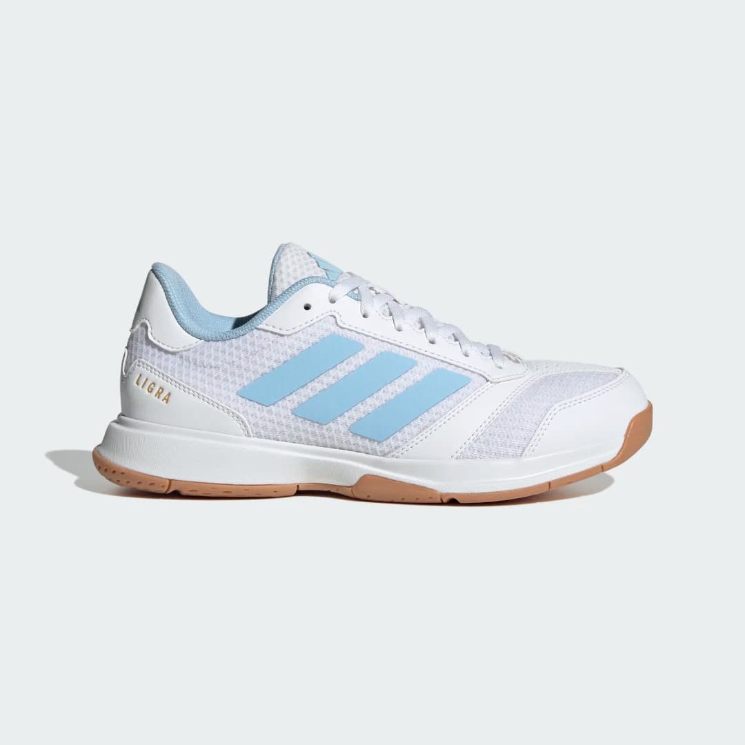 Tênis Indoor Ligra 8 Mulher adidas · Branco